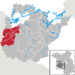 Lage des Amtes Ziesar im Landkreis Potsdam-Mittelmark