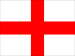 Weiße Flagge mit rotem Kreuz