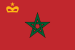 Handelsflagge von Marokko