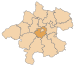 Lage des Bezirkes Wels-Land innerhalb Oberösterreichs