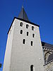 Außenansicht des Turms der Kirche St. Nikolaus in Lippstadt