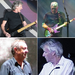 Clockwise from top left: Roger Waters, David Gilmour, Rick Wright and Nick Mason