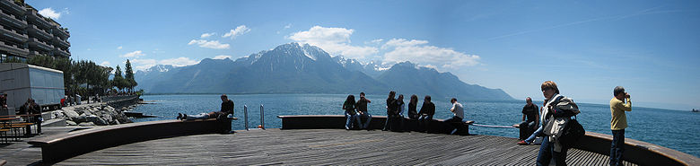 Panoramabild Montreux