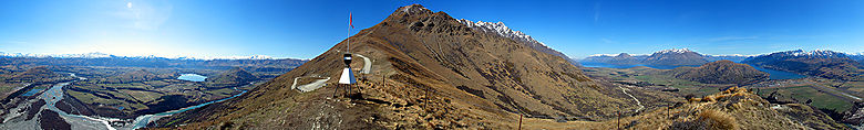 Panorama der The Remarkables