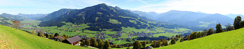 Blick ins Brixental vom Salvenberg