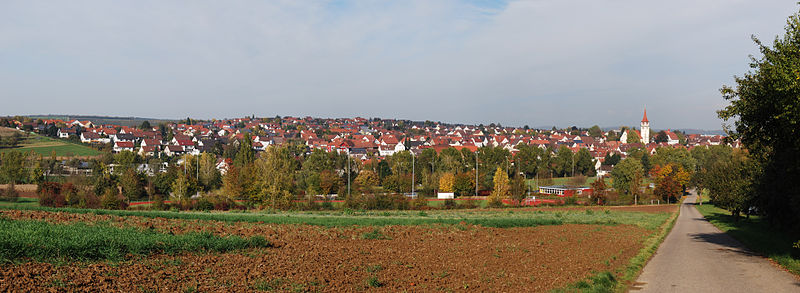Panoramaaufnahme von Ilsfeld