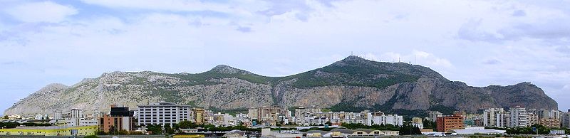 Panoramaansicht des Monte Pellegrino