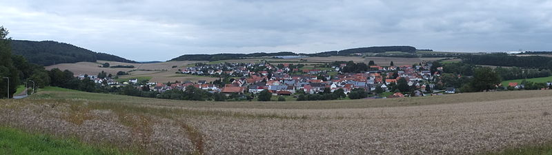 Panoramablick von Süden, nahe der Waldbühne.