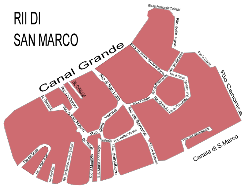 Kanäle von San Marco