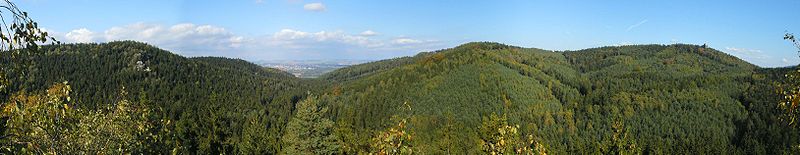 Blick über das Weißbachtal nach Zittau