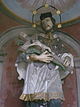 GuentherZ 2011-01-20 9970 Wien22 HirschstettnerStrasse74 Johannes Nepomuk Kapelle Statue.jpg