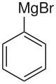 Strukturformel von Phenylmagnesiumbromid
