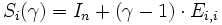  S_i(\gamma)=I_n+(\gamma -1)\cdot E_{i,i}