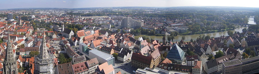 Blick auf die Donau vom Münster
