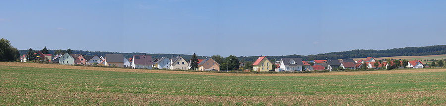 Ostansicht von Wohnbach (Neubaugebiet)