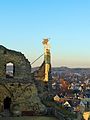 Castle Valkenburg - View with weather vane.jpg