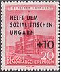 GDR-stamp Ungarnhilfe 20+10 1956 Mi. 557.JPG