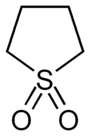 Struktur von Sulfolan