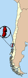 Lage von Isla Grande de Chiloé