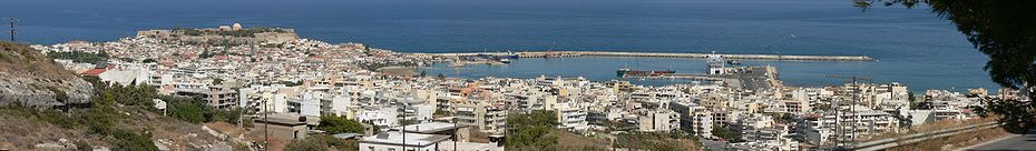 Blick auf Rethymno von Süden