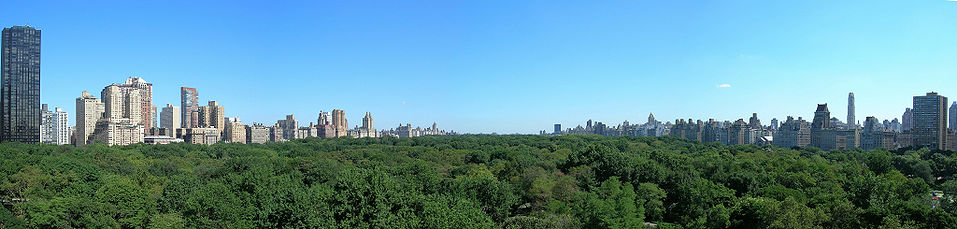 Central Park von Süden aus gesehen