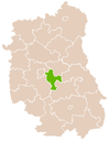 Lage des Powiat Świdnicki in der Woiwodschaft Lublin