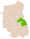 Lage des Powiat Chełmski in der Woiwodschaft Lublin