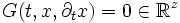 
G(t,x,\partial_t x) = 0\in\mathbb{R}^{z}
