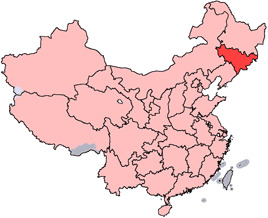 Lage von Jílín Shěng in China