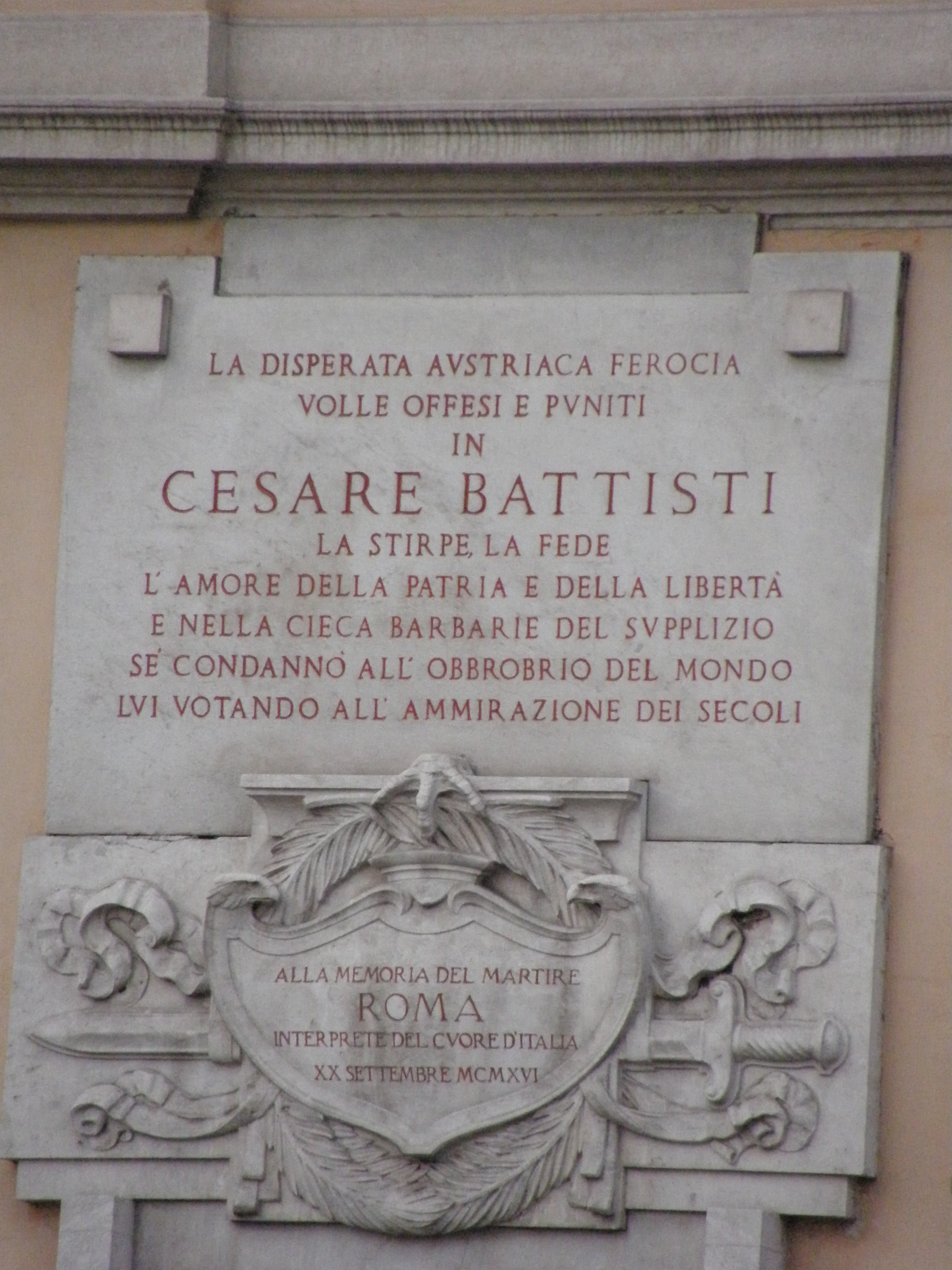 Реферат: Баттисти, Чезаре 1954