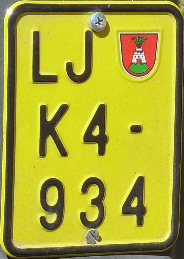 Kfz-Kennzeichen (Slowenien)