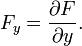  F_y = \frac{\partial F}{\partial y}. 