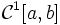 \mathcal{C}^1[a,b]