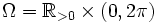 \Omega=\mathbb R_{&amp;gt;0}\times(0,2\pi)